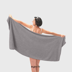 HOUSSE Premium Microfiber Bath Towel - Extra Large 75x150cm Quick Dry Towels for Women Men & Kids | Super Soft Plush 450 GSM | Ultra Absorbent for Home Swimming Sports & Travel