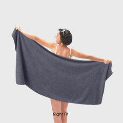 HOUSSE Premium Microfiber Bath Towel - Extra Large 75x150cm Quick Dry Towels for Women Men & Kids | Super Soft Plush 450 GSM | Ultra Absorbent for Home Swimming Sports & Travel