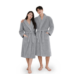 HOUSSE Microfiber Bathrobe 500 GSM | Solid Bathrobes, Highly Absorbent, Quick-Dry And Soft Bathrobe