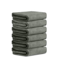 HOUSSE Microfiber Face Towels | Ultra Absorbent, Odour-Free, Quick Dry 450 GSM Face Towel for Home, Gym, Travel, Running and Personal Use | 30x30 cm | Set of 4 in One Colour (Indian Teal, Pack of 4)