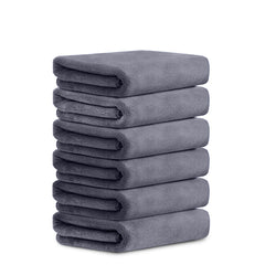 HOUSSE Microfiber Face Towels | Ultra Absorbent, Odour-Free, Quick Dry 450 GSM Face Towel for Home, Gym, Travel, Running and Personal Use | 30x30 cm | Set of 4 in One Colour (Indian Teal, Pack of 4)