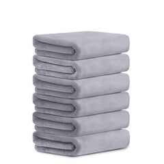 HOUSSE Microfiber Face Towels | Ultra Absorbent, Odour-Free, Quick Dry 450 GSM Face Towel for Home, Gym, Travel, Running and Personal Use | 30x30 cm | Set of 4 in One Colour (Indian Teal, Pack of 4)