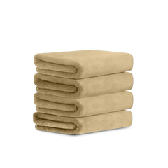 HOUSSE Microfiber Face Towels | Ultra Absorbent, Odour-Free, Quick Dry 450 GSM Face Towel for Home, Gym, Travel, Running and Personal Use | 30x30 cm | Set of 4 in One Colour (Indian Teal, Pack of 4)