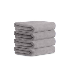 HOUSSE Microfiber Face Towels | Ultra Absorbent, Odour-Free, Quick Dry 450 GSM Face Towel for Home, Gym, Travel, Running and Personal Use | 30x30 cm | Set of 4 in One Colour (Indian Teal, Pack of 4)
