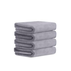 HOUSSE Microfiber Face Towels | Ultra Absorbent, Odour-Free, Quick Dry 450 GSM Face Towel for Home, Gym, Travel, Running and Personal Use | 30x30 cm | Set of 4 in One Colour (Indian Teal, Pack of 4)