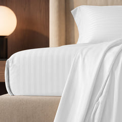 Stripe Glace 400 TC Cotton Bedsheet