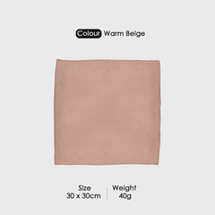 HOUSSE Microfiber Face Towel | Super Soft & Quick Absorbent |Multi Usage 30 x 30 cm, 450 GSM | for All Ages | (Set of 4,and 6)