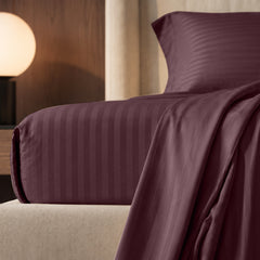 Stripe Glace 400 TC Cotton Bedsheet