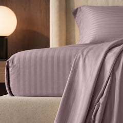Stripe Glace 400 TC Cotton Bedsheet