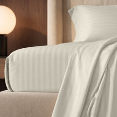 Stripe Glace 400 TC Cotton Bedsheet