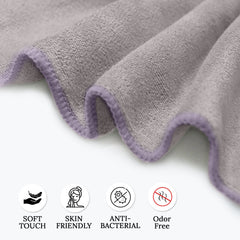 HOUSSE Microfiber Face Towel | Super Soft & Quick Absorbent |Multi Usage 30 x 30 cm, 450 GSM | for All Ages | (Set of 4,and 6)