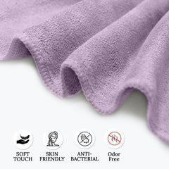 HOUSSE Microfiber Face Towel | Super Soft & Quick Absorbent |Multi Usage 30 x 30 cm, 450 GSM | for All Ages | (Set of 4,and 6)