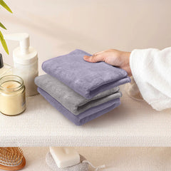 HOUSSE Microfiber Face Towel | Super Soft & Quick Absorbent |Multi Usage 30 x 30 cm, 450 GSM | for All Ages | (Set of 4,and 6)
