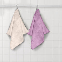HOUSSE Microfiber Face Towel | Super Soft & Quick Absorbent |Multi Usage 30 x 30 cm, 450 GSM | for All Ages | (Set of 4,and 6)