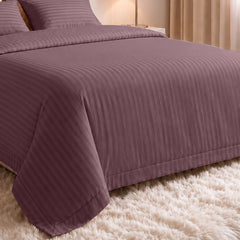 Stripe Glace 400 TC Cotton Bedsheet