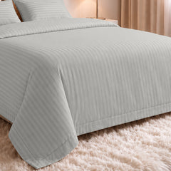 Stripe Glace 400 TC Cotton Bedsheet