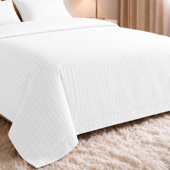 Stripe Glace 400 TC Cotton Bedsheet