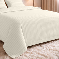 Stripe Glace 400 TC Cotton Bedsheet