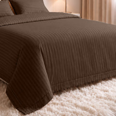 Stripe Glace 400 TC Cotton Bedsheet