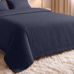 Stripe Glace 400 TC Cotton Bedsheet