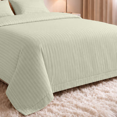 Stripe Glace 400 TC Cotton Bedsheet