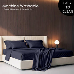 Stripe Glace 400 TC Cotton Bedsheet