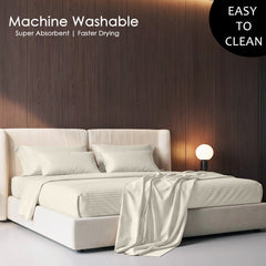 Stripe Glace 400 TC Cotton Bedsheet
