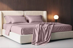 Stripe Glace 400 TC Cotton Bedsheet