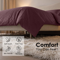Stripe Glace 400 TC Cotton Bedsheet