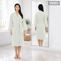 HOUSSE Microfiber Bathrobe 500 GSM | Solid Bathrobes, Highly Absorbent, Quick-Dry And Soft Bathrobe
