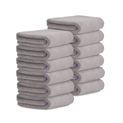 HOUSSE Microfiber Face Towels | Ultra Absorbent, Odour-Free, Quick Dry 450 GSM Face Towel for Home, Gym, Travel, Running and Personal Use | 30x30 cm | Set of 4 in One Colour (Indian Teal, Pack of 4)