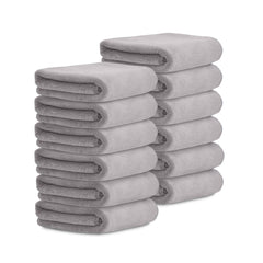 HOUSSE Microfiber Face Towels | Ultra Absorbent, Odour-Free, Quick Dry 450 GSM Face Towel for Home, Gym, Travel, Running and Personal Use | 30x30 cm | Set of 4 in One Colour (Indian Teal, Pack of 4)