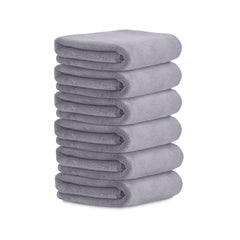 HOUSSE Microfiber Face Towels | Ultra Absorbent, Odour-Free, Quick Dry 450 GSM Face Towel for Home, Gym, Travel, Running and Personal Use | 30x30 cm | Set of 4 in One Colour (Indian Teal, Pack of 4)