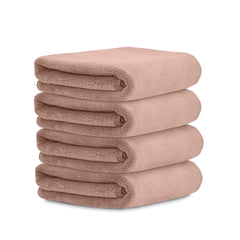 HOUSSE Microfiber Face Towels | Ultra Absorbent, Odour-Free, Quick Dry 450 GSM Face Towel for Home, Gym, Travel, Running and Personal Use | 30x30 cm | Set of 4 in One Colour (Indian Teal, Pack of 4)