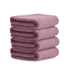 HOUSSE Microfiber Face Towels | Ultra Absorbent, Odour-Free, Quick Dry 450 GSM Face Towel for Home, Gym, Travel, Running and Personal Use | 30x30 cm | Set of 4 in One Colour (Indian Teal, Pack of 4)