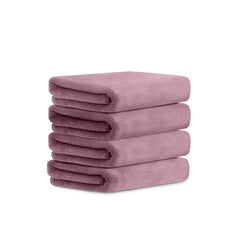 HOUSSE Microfiber Face Towels | Ultra Absorbent, Odour-Free, Quick Dry 450 GSM Face Towel for Home, Gym, Travel, Running and Personal Use | 30x30 cm | Set of 4 in One Colour (Indian Teal, Pack of 4)
