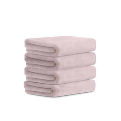 HOUSSE Microfiber Face Towels | Ultra Absorbent, Odour-Free, Quick Dry 450 GSM Face Towel for Home, Gym, Travel, Running and Personal Use | 30x30 cm | Set of 4 in One Colour (Indian Teal, Pack of 4)