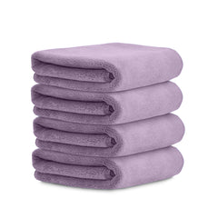 HOUSSE Microfiber Face Towels | Ultra Absorbent, Odour-Free, Quick Dry 450 GSM Face Towel for Home, Gym, Travel, Running and Personal Use | 30x30 cm | Set of 4 in One Colour (Indian Teal, Pack of 4)