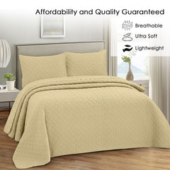 Urbane Bedspread Bleached Sand - Image 3