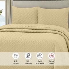 Urbane Bedspread Bleached Sand - Image 5