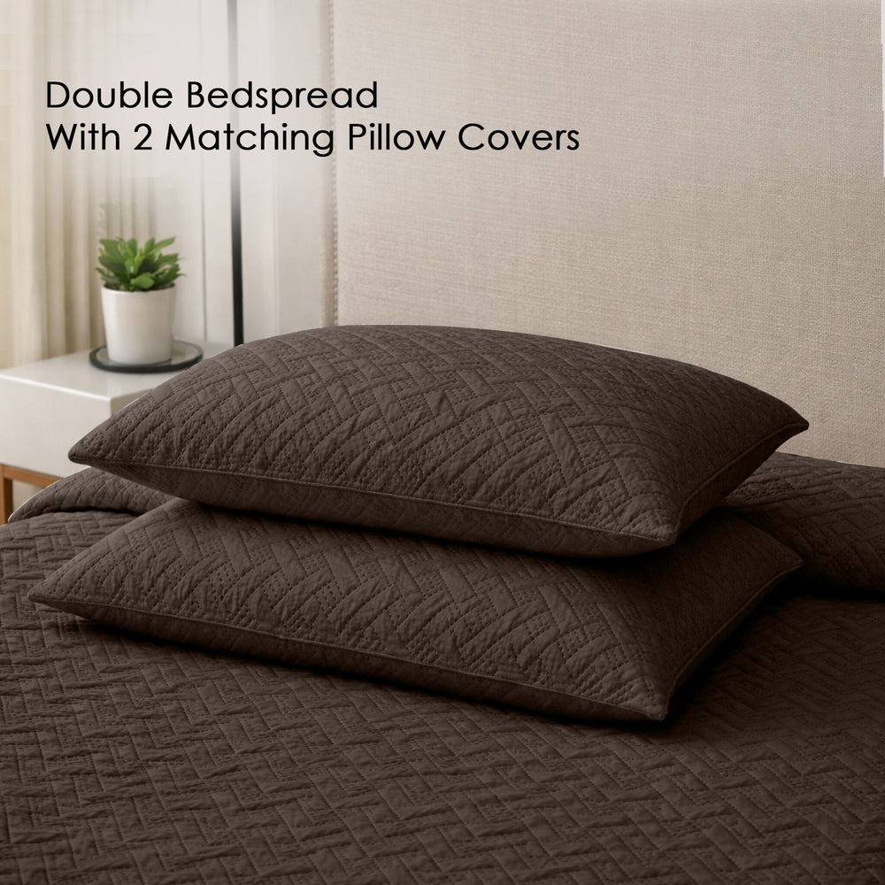 Urbane Bedspread Coffee - Image 7