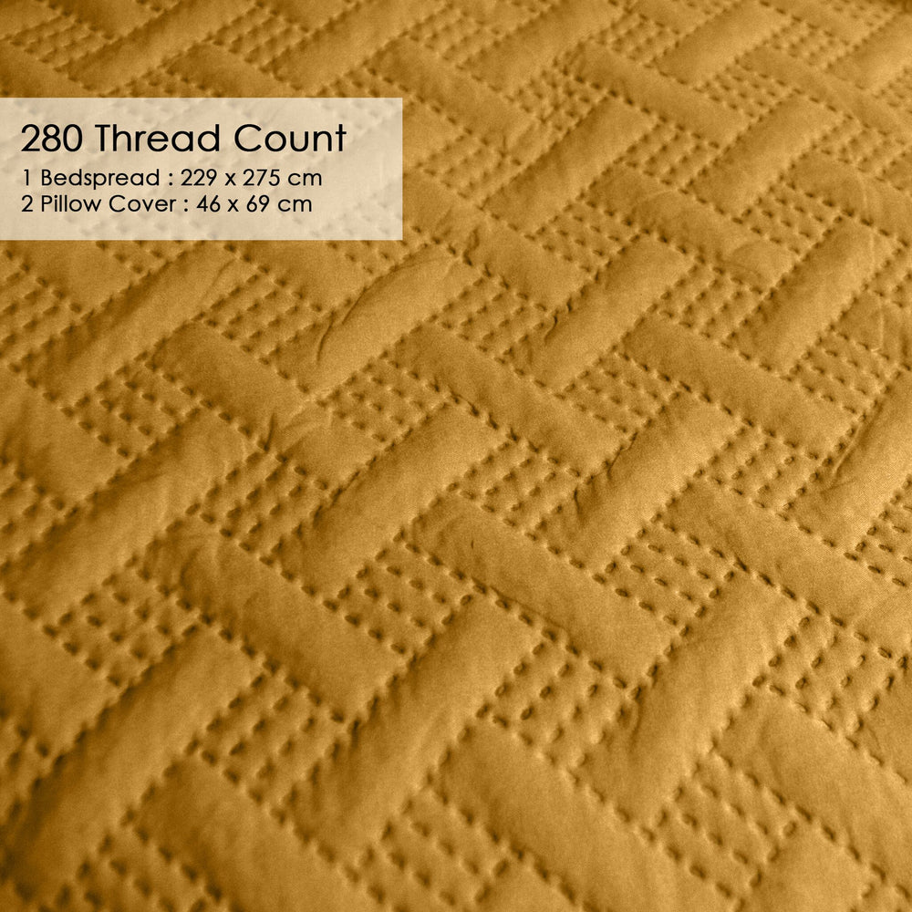 Urbane Bedspread Honey Dew - Image 2