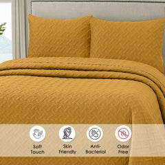 Urbane Bedspread Honey Dew - Image 5