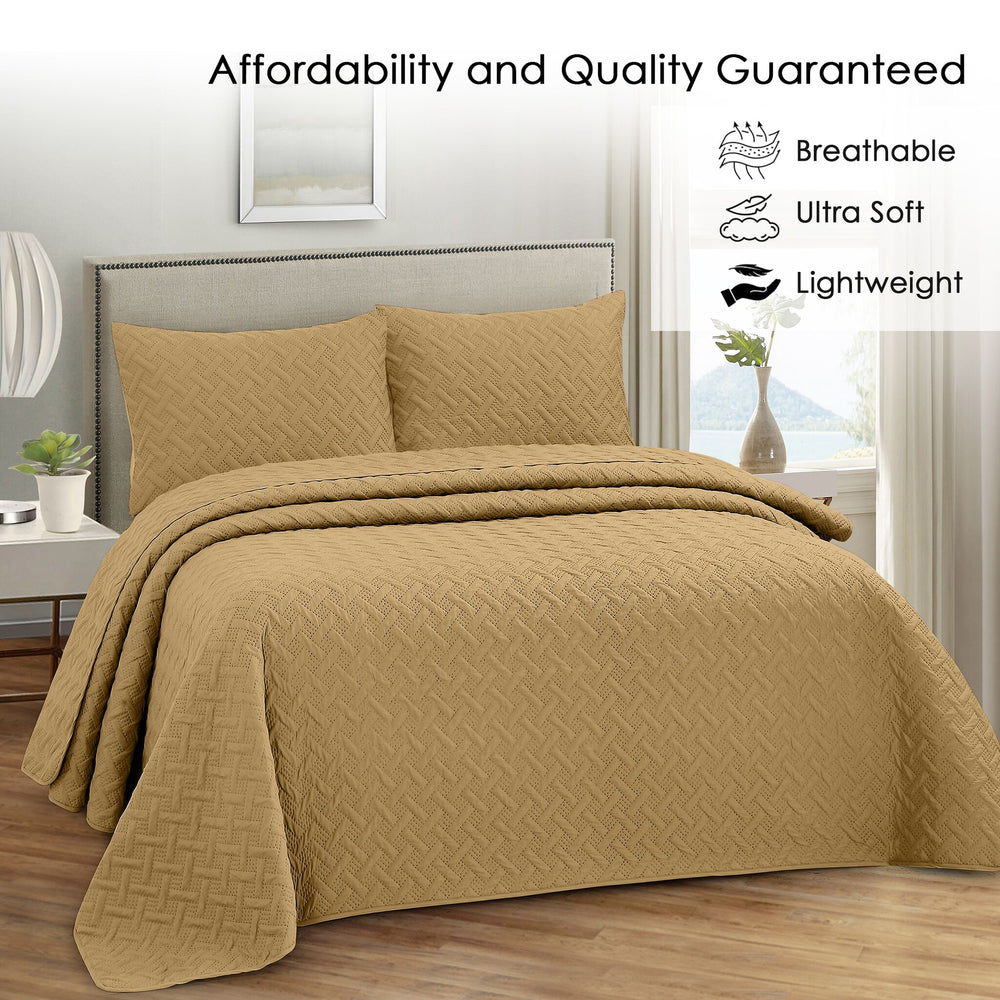 Urbane Bedspread New Wheat - Image 3