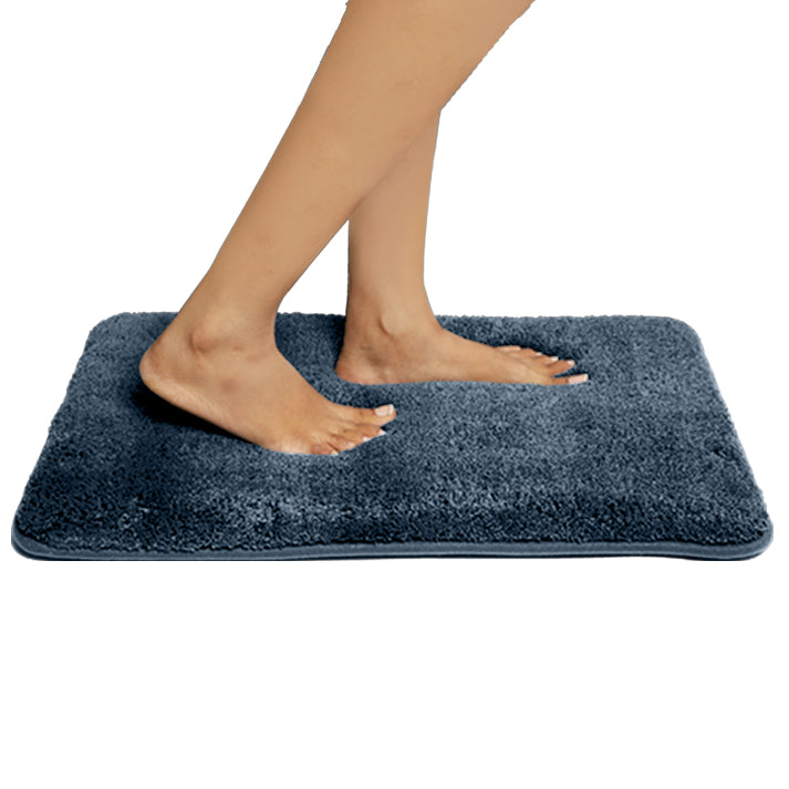 HOUSSE Anti Skid Ultra Absorbent Fluffy High Pile Plush Bathmat