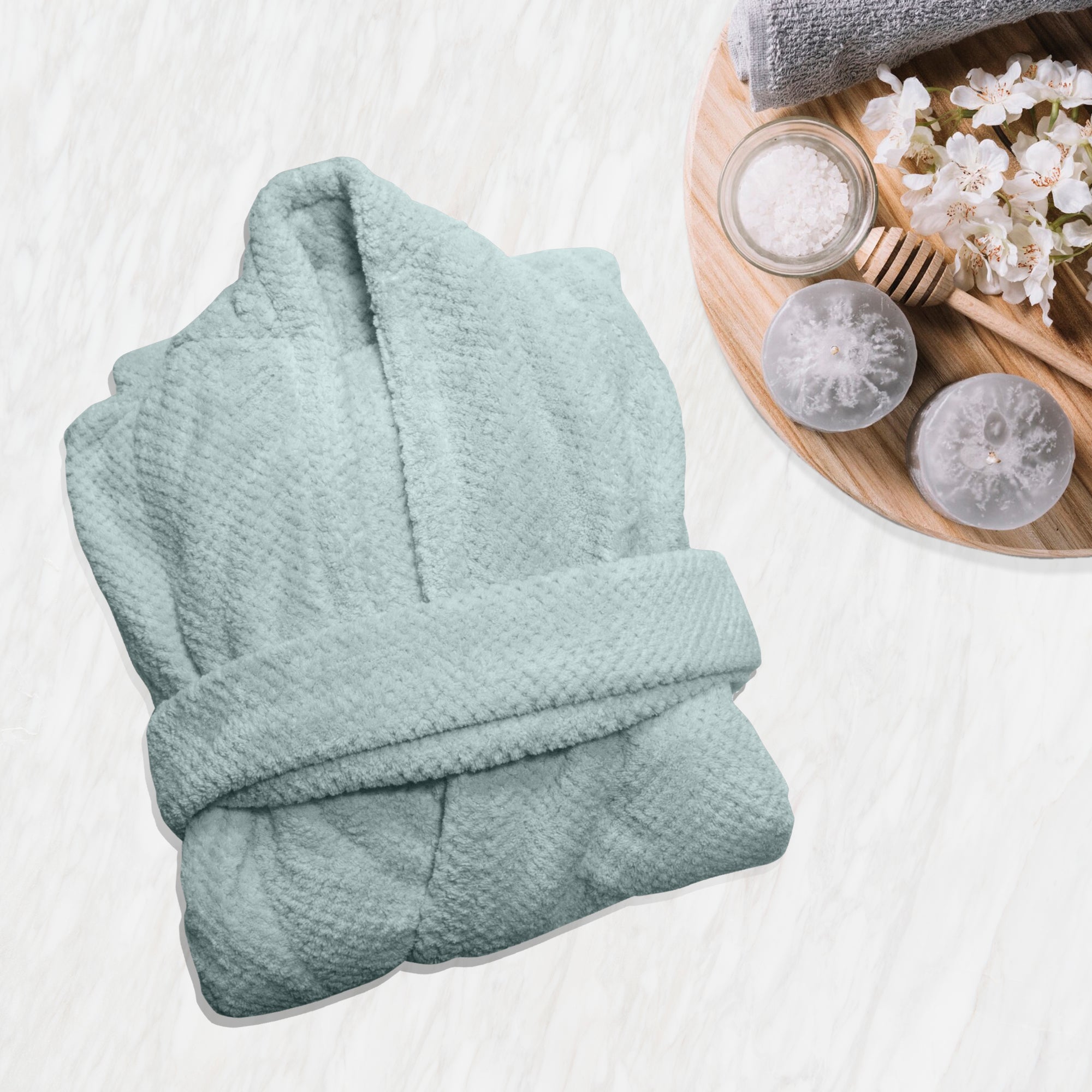 HOUSSE Premium Waffle Bathrobe | Highly Absorbent & Soft Comfort Robe
