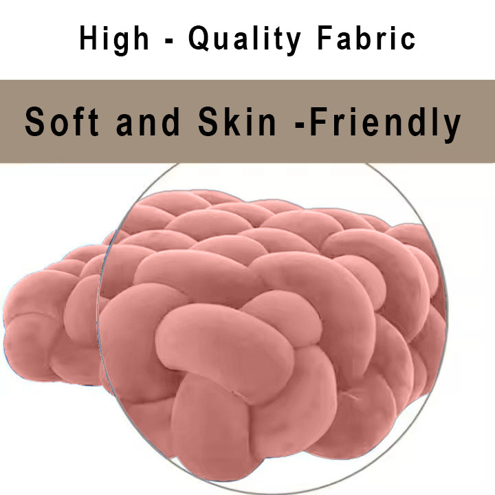HOUSSE Chunky Knit Cushion | Soft Plush Woven Throw Pillow for Sofa & Bed