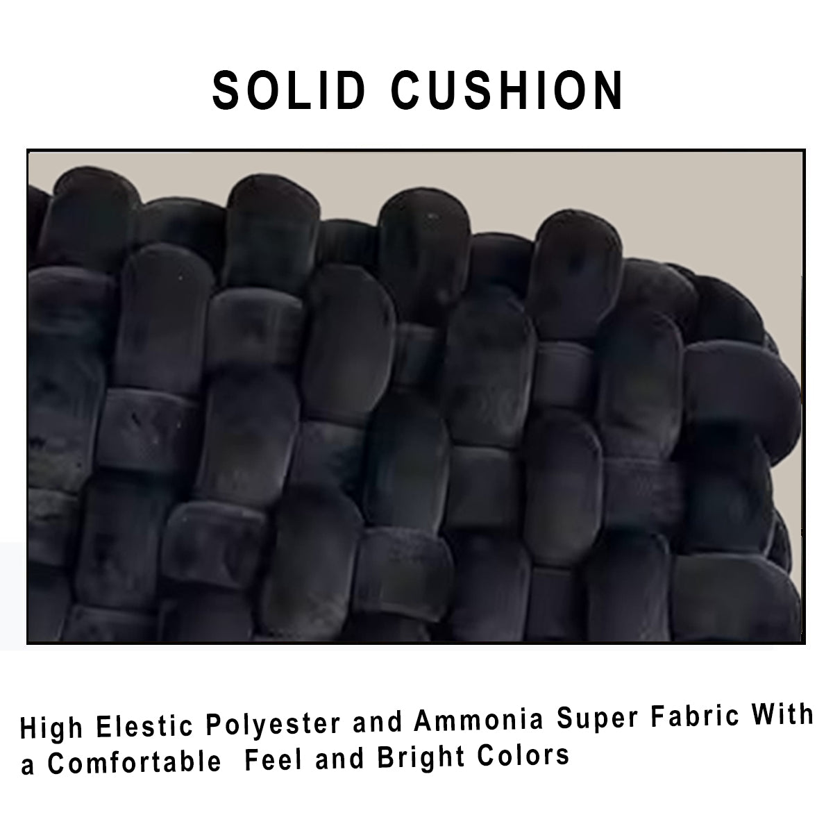HOUSSE Chunky Knit Cushion | Soft Plush Woven Throw Pillow for Sofa & Bed