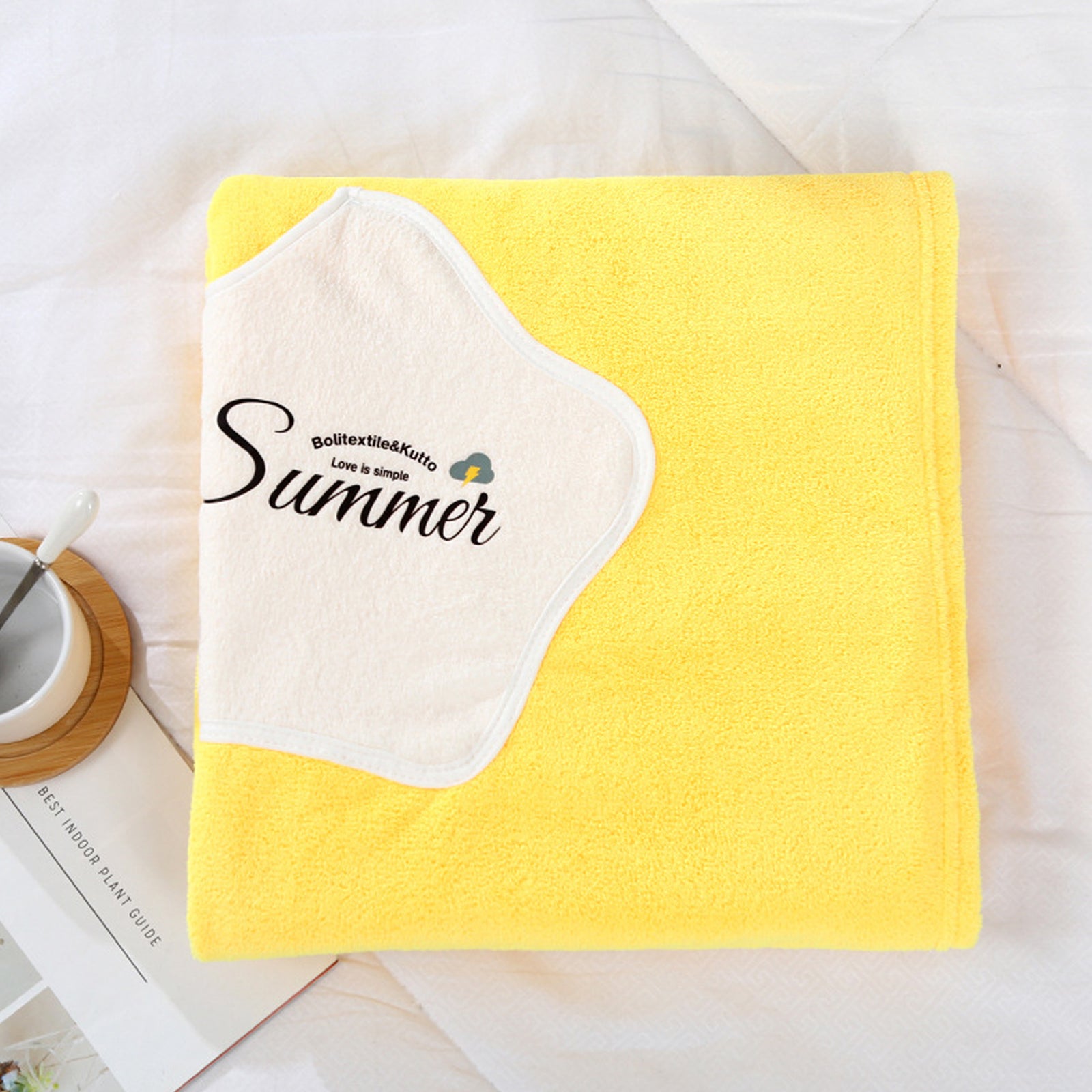 HOUSSE Wearable Spa Bath Towel for Women | Soft, Cozy Wrap with Snap Closure | 110 x 140 cms