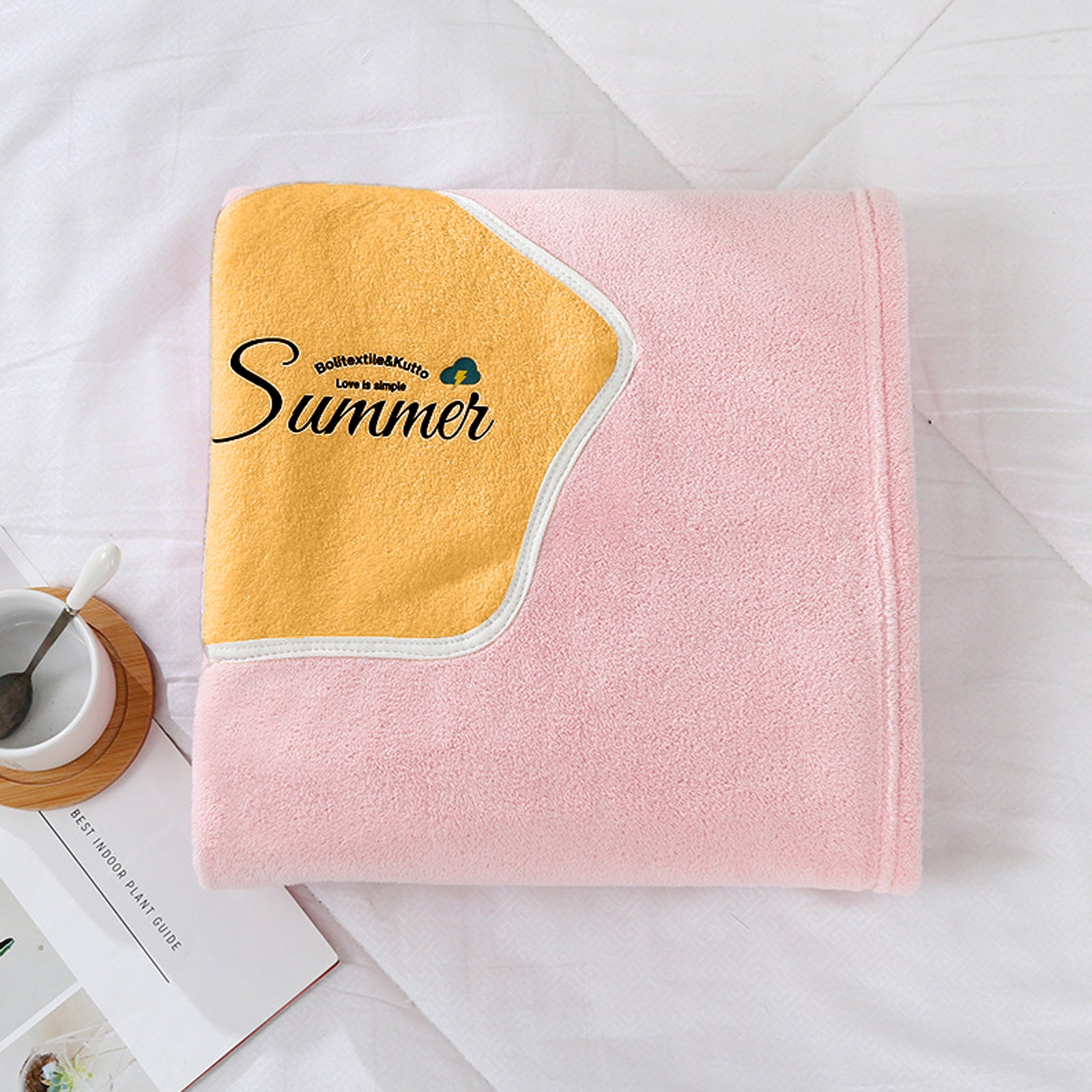 HOUSSE Wearable Spa Bath Towel for Women | Soft, Cozy Wrap with Snap Closure | 110 x 140 cms